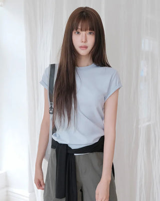 [8 colors] Premium Silket Short-Sleeve T-Shirt