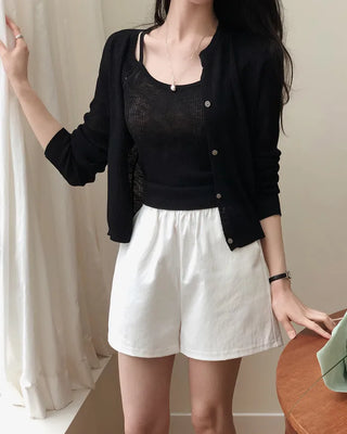 Elastic shorts