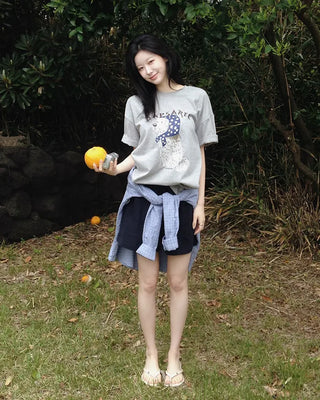 [4 colors] Linen Banding Shorts