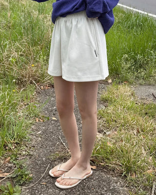 [3 colors] Elastic waist shorts