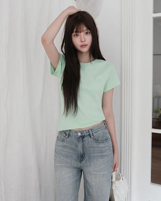 [8 colors] Basic T-shirt