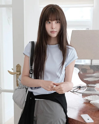 [8 colors] Premium Silket Short-Sleeve T-Shirt