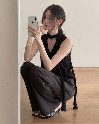[4 colors] Modal knit vest