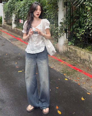 [3 colors][Length selectable] Summer Light Pants