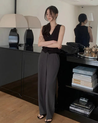 [4 colors] Modal knit vest
