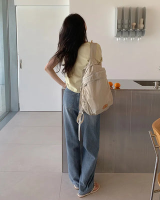 [Length selectable] Vintage Wash Denim Pants