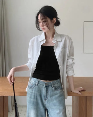 [5 colors] Wide Sleeveless