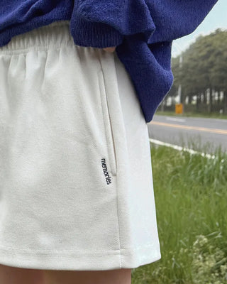 [3 colors] Elastic waist shorts