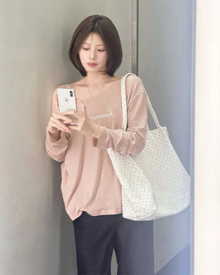 One-shoulder T-shirt