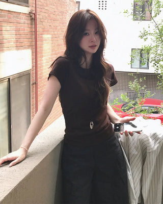[8 colors] Premium Silket Short-Sleeve T-Shirt