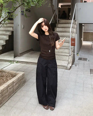 [8 colors] Premium Silket Short-Sleeve T-Shirt