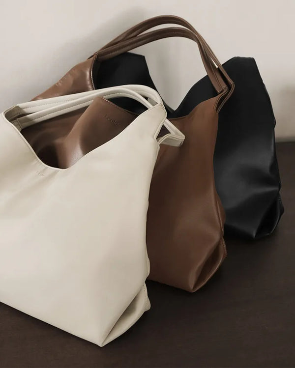 [3 colors] Twist-Shaped Big Bag