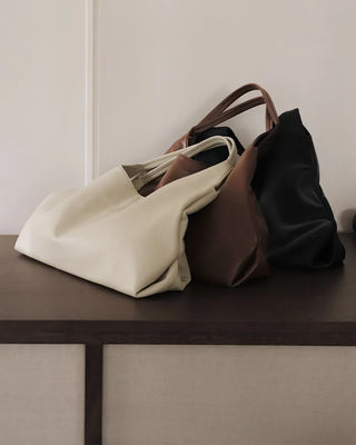 [3 colors] Twist-Shaped Big Bag