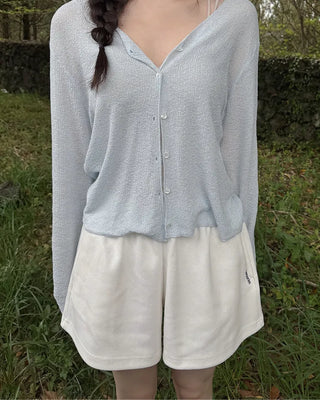 [3 colors] Elastic waist shorts