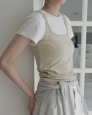 [8 colors] Basic T-shirt