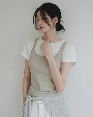 [8 colors] Basic T-shirt