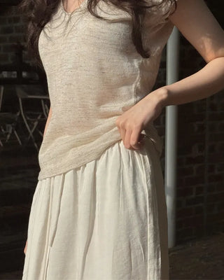 [2 colors] Sunday Flow Fit Long Skirt