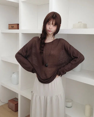 [3 colors] Detail Shirred Skirt
