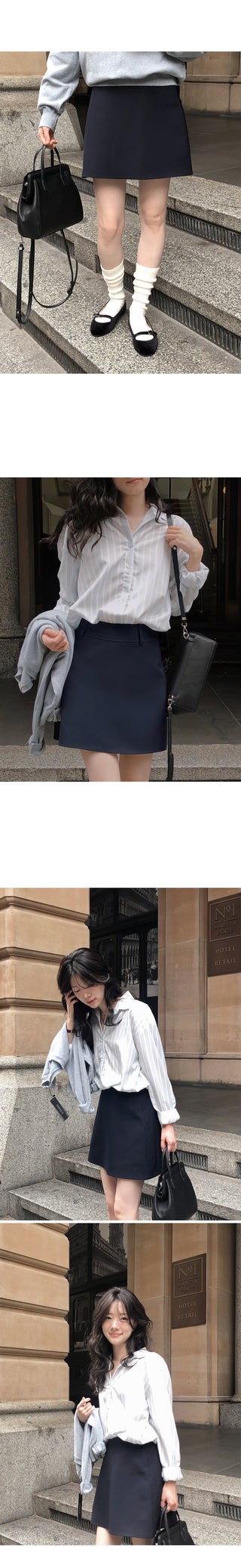 Clean Fit Mini Skirt