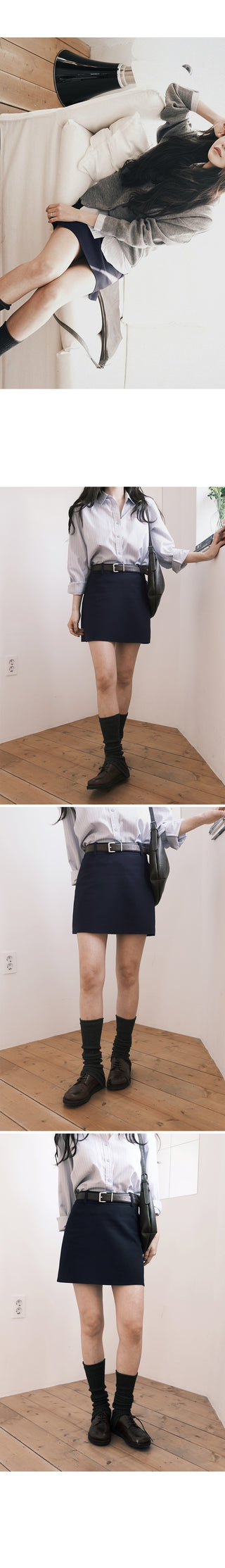 Clean Fit Mini Skirt
