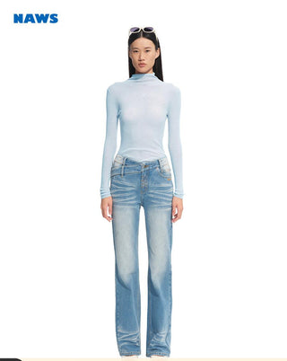 [NAWS] v waist jeans