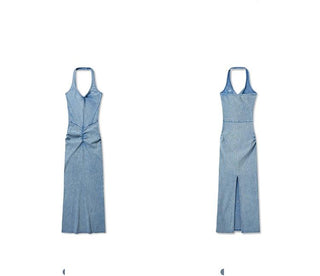 [NAWS] denim suspender dress