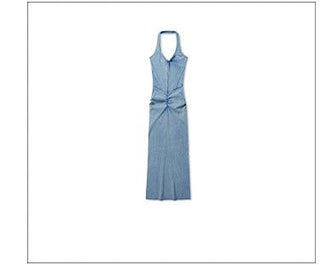 [NAWS] denim suspender dress