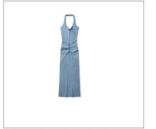 [NAWS] denim suspender dress