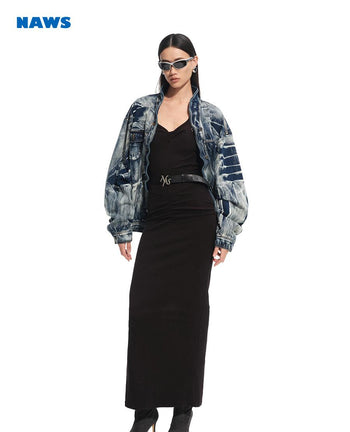 [NAWS] halter V-neck dress