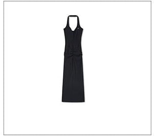 [NAWS] halter V-neck dress