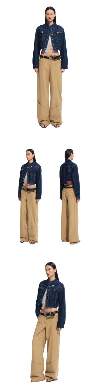 [NAWS] cowhide denim belt