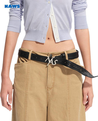 [NAWS] cowhide denim belt