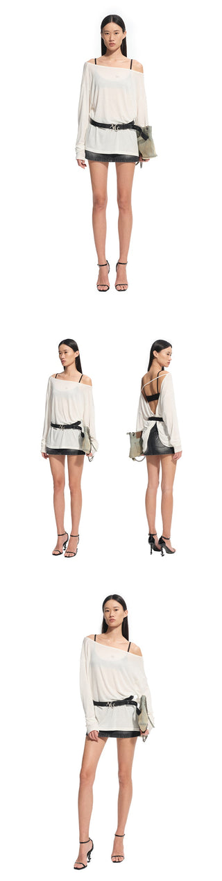 [NAWS] cowhide denim belt