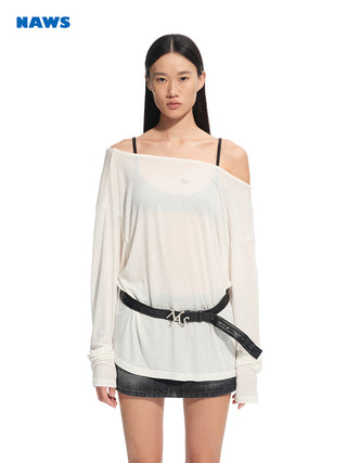 [NAWS] cowhide denim belt