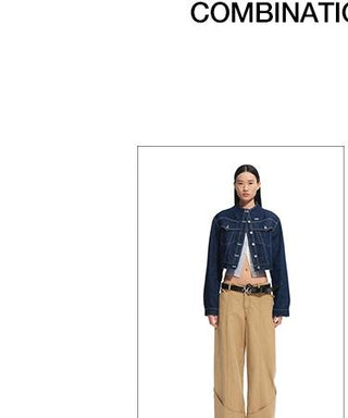 [NAWS] cowhide denim belt