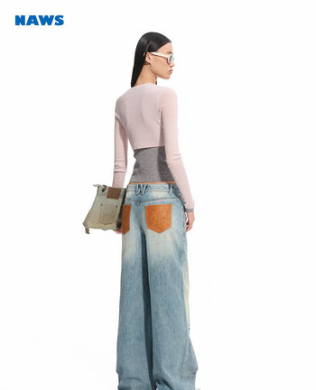 [NAWS] washed loose trousers