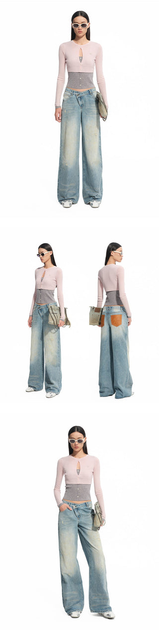 [NAWS] washed loose trousers