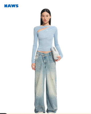 [NAWS] washed loose trousers