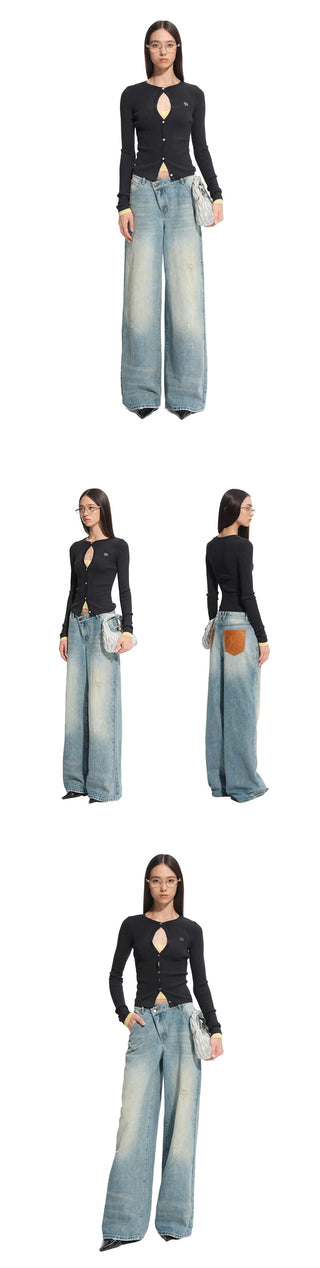 [NAWS] washed loose trousers