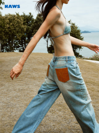 [NAWS] washed loose trousers