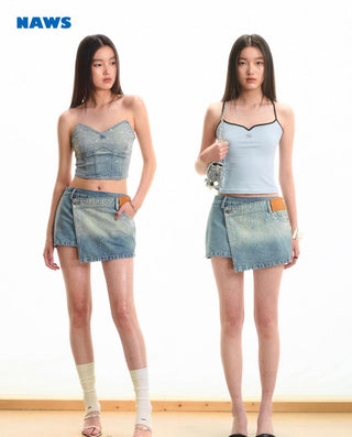 [NAWS] rhinestone galaxy skirt