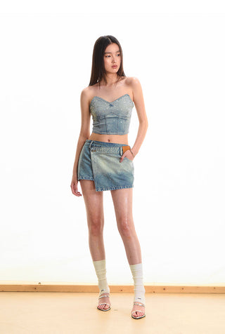 [NAWS] rhinestone galaxy skirt