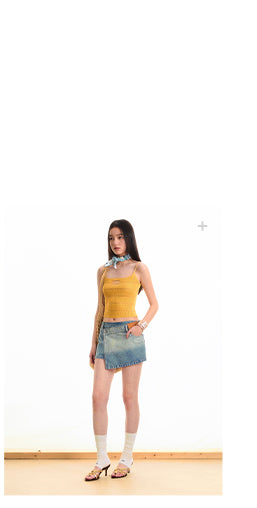 [NAWS] beaded striped camisole