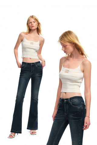 [NAWS] beaded striped camisole