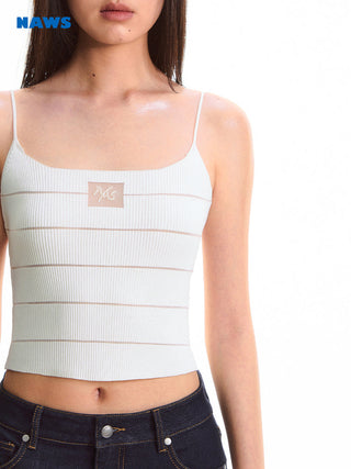 [NAWS] beaded striped camisole