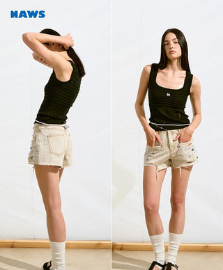 [NAWS] hollow knit camisole