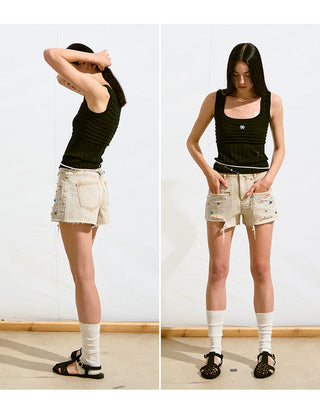 [NAWS] hollow knit camisole