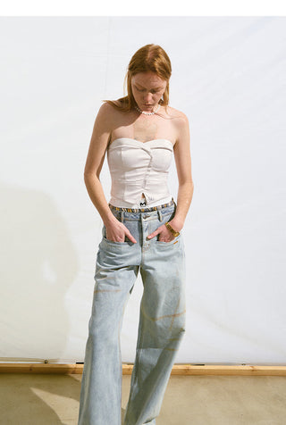 [NAWS] satin bra vest