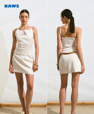 [NAWS] beaded suspender dress