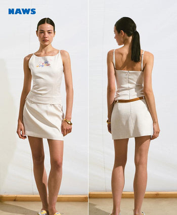 [NAWS] beaded suspender dress